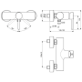 Смеситель для душа Ideal Standard BC200U5 Смеситель для душа Ideal Standard BC200U5