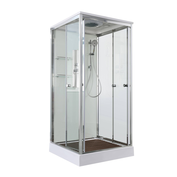 Душевая кабина AvaCan 80x80 V2080 профиль хром