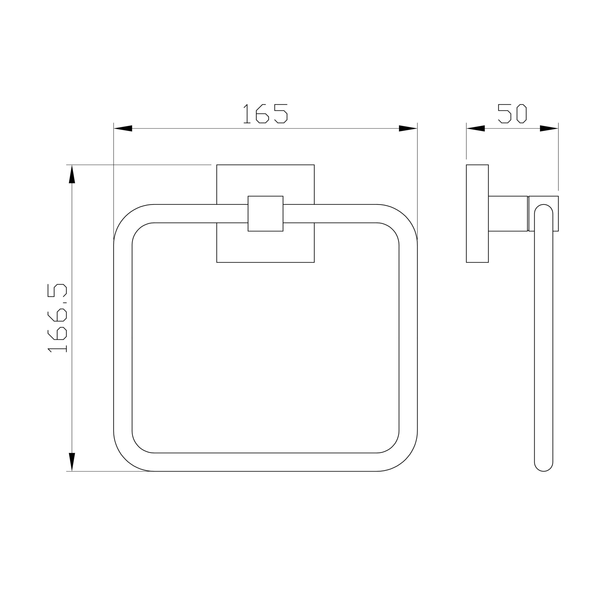 Полотенцедержатель Wonzon & Woghand Polo WW-8913-BN никель брашированный