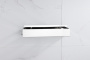 Полка подвесная + 2 крючка Boheme Q CHROME 10965-CR Полка подвесная + 2 крючка Boheme Q CHROME 10965-CR