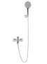 Смеситель для ванны с душем и гарнитуром Wonzon & Woghand Frame WW-88639010-CR хром глянцевый