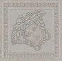 Вставка для плитки Versace Greek 4x4 см 261152 серый