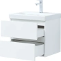 Тумба с раковиной Aquanet Беркли 50 см 00306355 подвесная белая