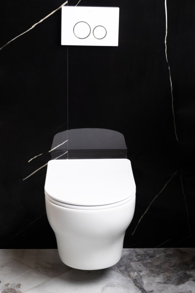 Унитаз Boheme Fiore 978-SET-MW подвесной с микролифтом