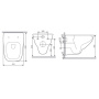 Унитаз подвесной FlashClean с сиденьем микролифт AM.PM X-Joy C851701SC Унитаз подвесной FlashClean с сиденьем микролифт AM.PM X-Joy C851701SC