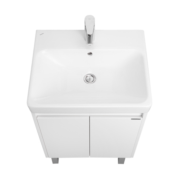 Тумба под раковину Aquaton Сканди Doors 50 см 1A278801SD010 подвесная белая