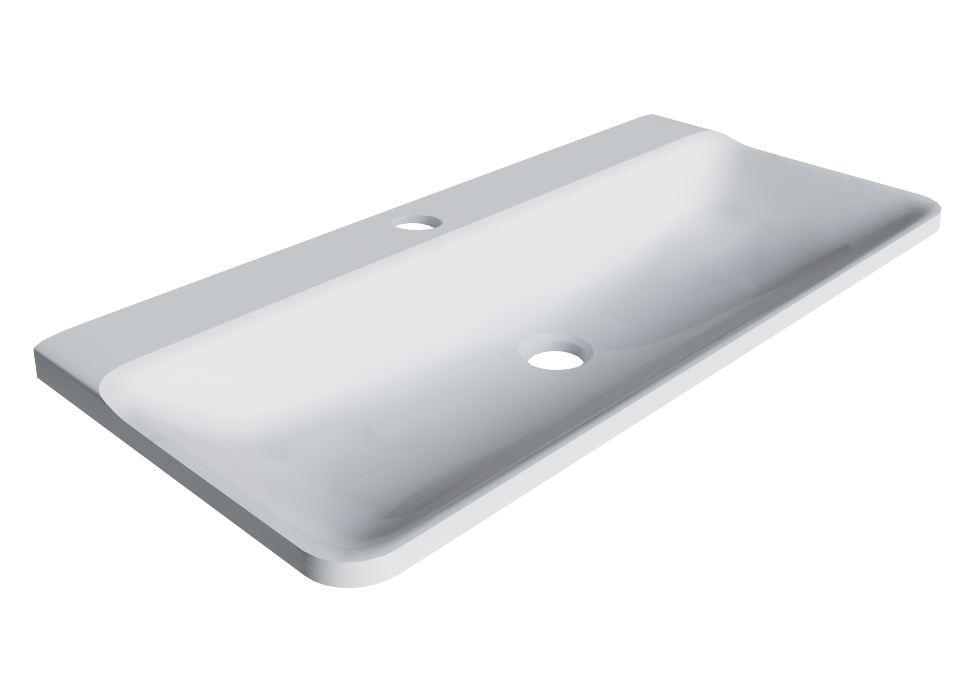 Мебельная раковина Madera Solo 4680173710430 60 см белая глянцевая