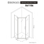 Душевой уголок BERGES SOLO T Black 900х900 Душевой уголок BERGES SOLO T Black 900х900
