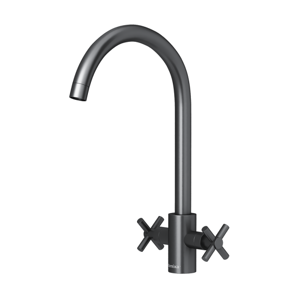 Смеситель для кухонной мойки RedBlu by Damixa Neo Classic 270000000 графит матовый