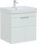 Тумба под раковину Aquanet Ирис New 60 см 00310148 подвесная белая глянцевая