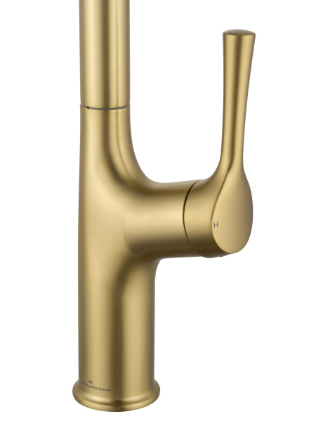 Смеситель для кухонной мойки Wonzon & Woghand WW-AE54123-BG золото брашированный