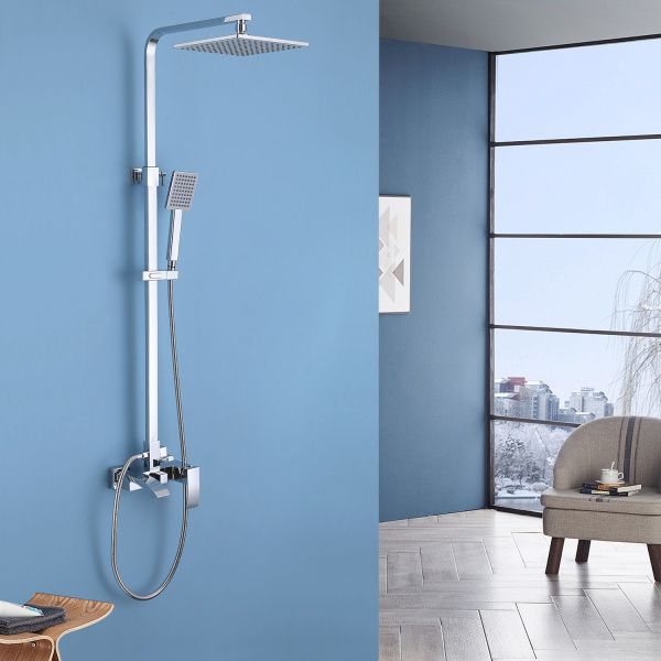 Душевая стойка ABBER Wasserfall AF8616 с изливом хром Душевая стойка ABBER Wasserfall AF8616 с изливом хром