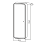 Зеркало-шкаф Silver Mirrors Понтианак LED-00002360 Зеркало-шкаф Silver Mirrors Понтианак LED-00002360