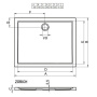Акриловый поддон для душа Riho Zurich 100x100 D001023005 белый
