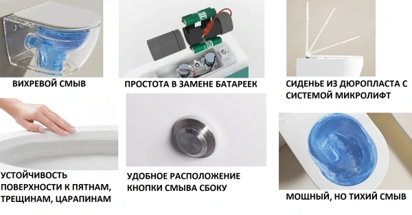 Унитаз приставной импульсного смыва безободковый Cerutti Spa NAUTILUS Pulse CT10200 с сиденьем микролифт Унитаз приставной импульсного смыва безободковый Cerutti Spa NAUTILUS Pulse CT10200 с сиденьем микролифт