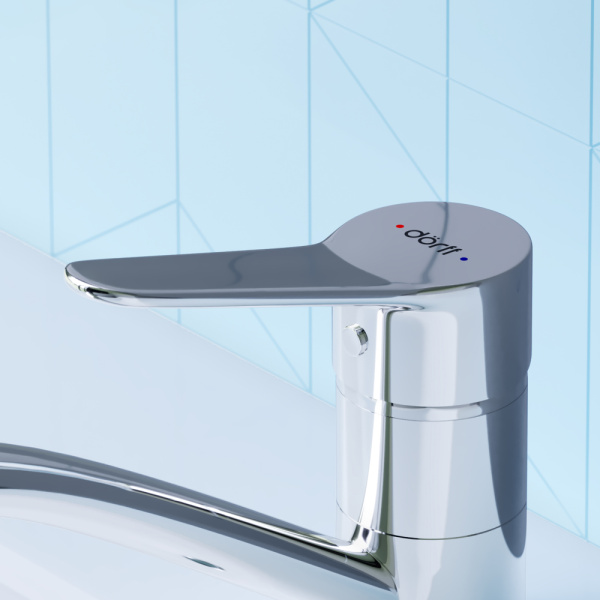 Смеситель для раковины Dorff Optima хром глянцевый