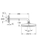 Верхний душ  Grohe Tempesta 26412000 хром Верхний душ  Grohe Tempesta 26412000 хром