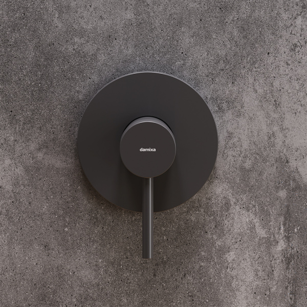 Встраиваемый смеситель Damixa Scandinavian Pure 367500300 черный матовый