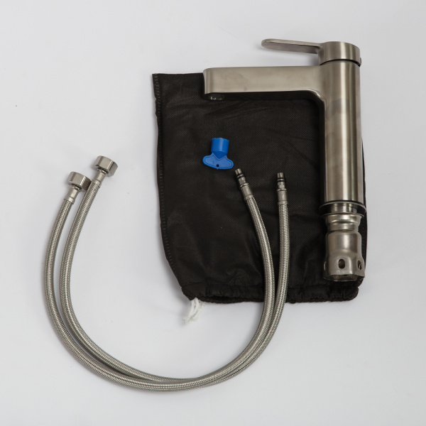 Смеситель для раковины BelBagno Delta DEL-LVM-IN сатин матовый