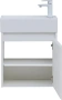 Тумба под раковину Aquanet Nova Lite 50 см 00298853 подвесная белая глянцевая