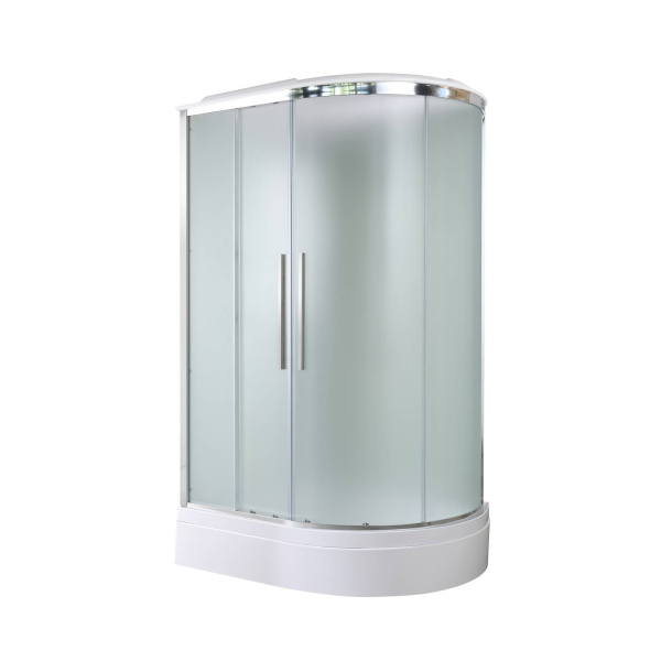 Душевая кабина с баней AvaCan 120x80 EM3812LLED профиль хром