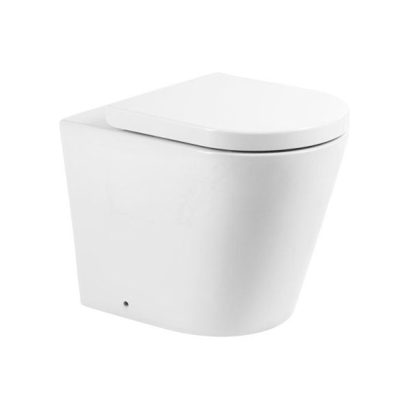 Унитаз приставной безободковый  BelBagno FLAY-R BB1003CBR Унитаз приставной безободковый  BelBagno FLAY-R BB1003CBR