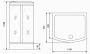 Душевая кабина Timo TL-1501
