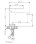 Смеситель для раковины  BelBagno ROMANO ROM-LVM-CRM хром Смеситель для раковины  BelBagno ROMANO ROM-LVM-CRM хром