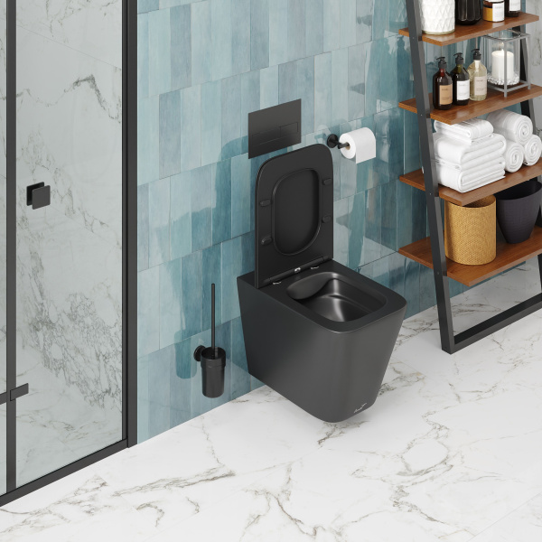 Унитаз Ceruttispa Maiella Aria CT9163 подвесной безободковый с сиденьем микролифт