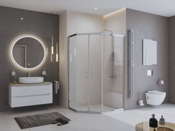 Душевой уголок 90x120 см BelBagno UNO-195 Uno-195-ph-2-120/90-c-cr хром Душевой уголок 90x120 см BelBagno UNO-195 Uno-195-ph-2-120/90-c-cr хром
