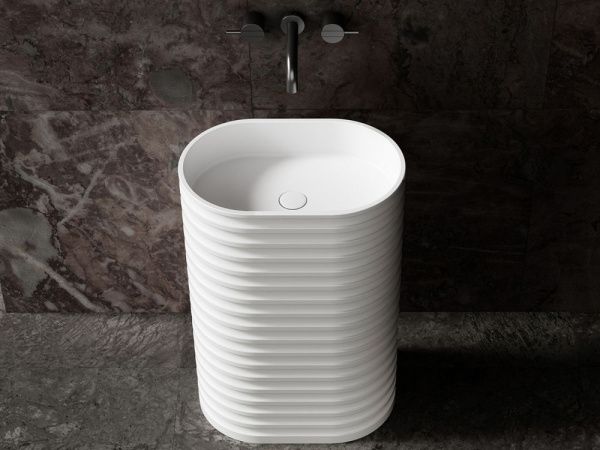 Раковина отдельностоящая 58x87x38 см ABBER STEIN AS2550-H белый матовый