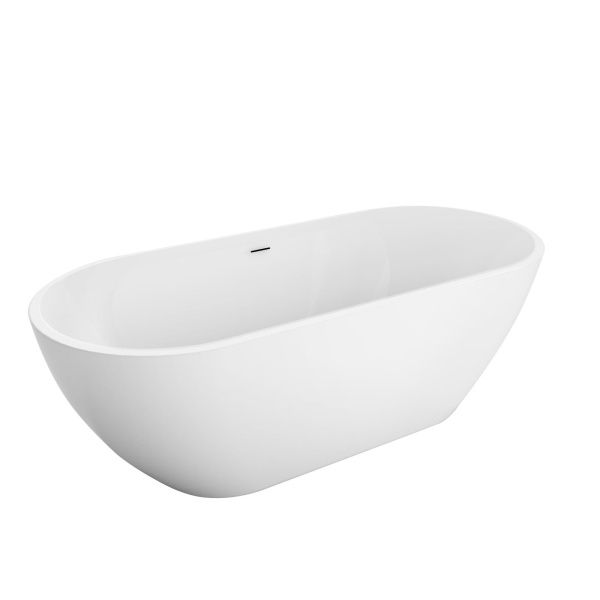 Акриловая ванна 160x73 см BelBagno UNO BB701-1600-730-K белый Акриловая ванна 160x73 см BelBagno UNO BB701-1600-730-K белый