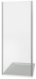 Боковая стенка GOOD DOOR LATTE SP-80-C-WE  80x185 Боковая стенка GOOD DOOR LATTE SP-80-C-WE  80x185
