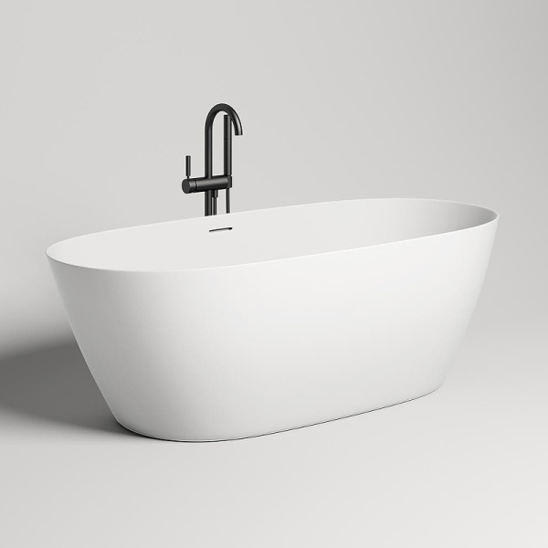 Ванна из искусственного камня Salini Sofia 165х75 102521M белая матовая