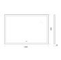 Зеркало с подогревом 120x80 см BelBagno  SPC-GRT-1200-800-LED-TCH-WARM Зеркало с подогревом 120x80 см BelBagno  SPC-GRT-1200-800-LED-TCH-WARM