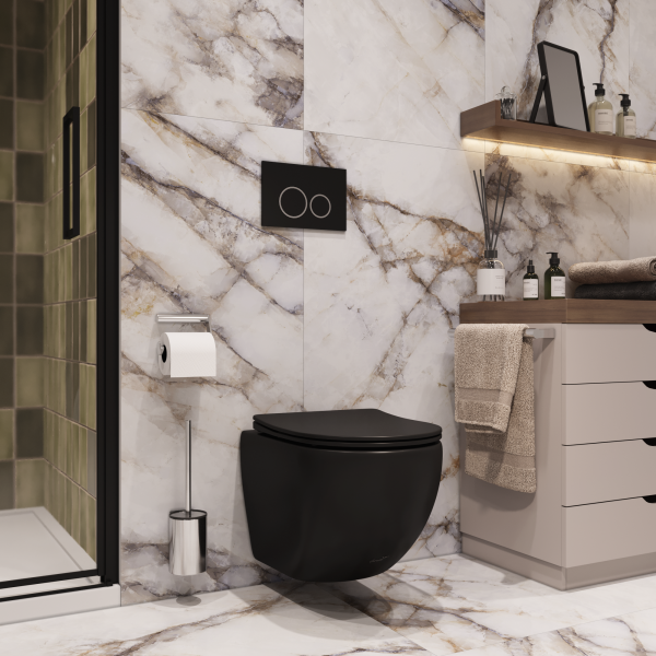 Унитаз Ceruttispa Sella Aria CT9160 подвесной безободковый с сиденьем микролифт