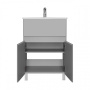 Тумба под раковину Aquaton Форест 60 см 1A278201FR4D0 подвесная серая