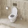Унитаз подвесной с сиденьем  Cezares KING PALACE CZR-163-TH+CZR-6045-SC Унитаз подвесной с сиденьем  Cezares KING PALACE CZR-163-TH+CZR-6045-SC