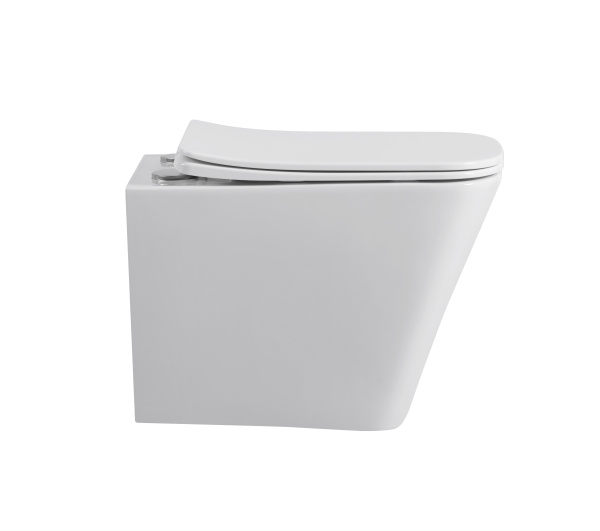 Унитаз подвесной Sapbox Glimer SB7051C1-W безободковый с микролифтом