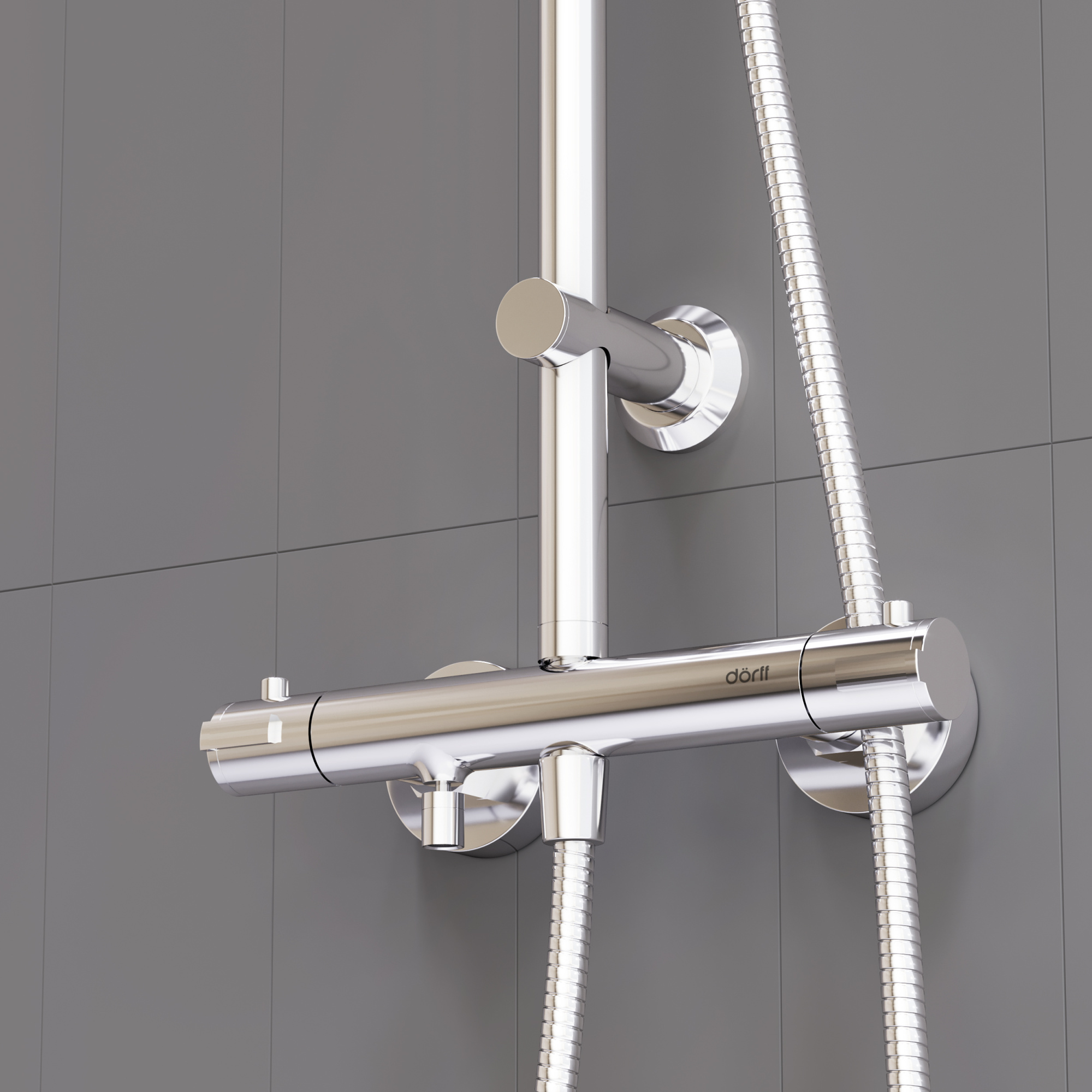 Душевая стойка Dorff Futura D0710500 хром глянцевый