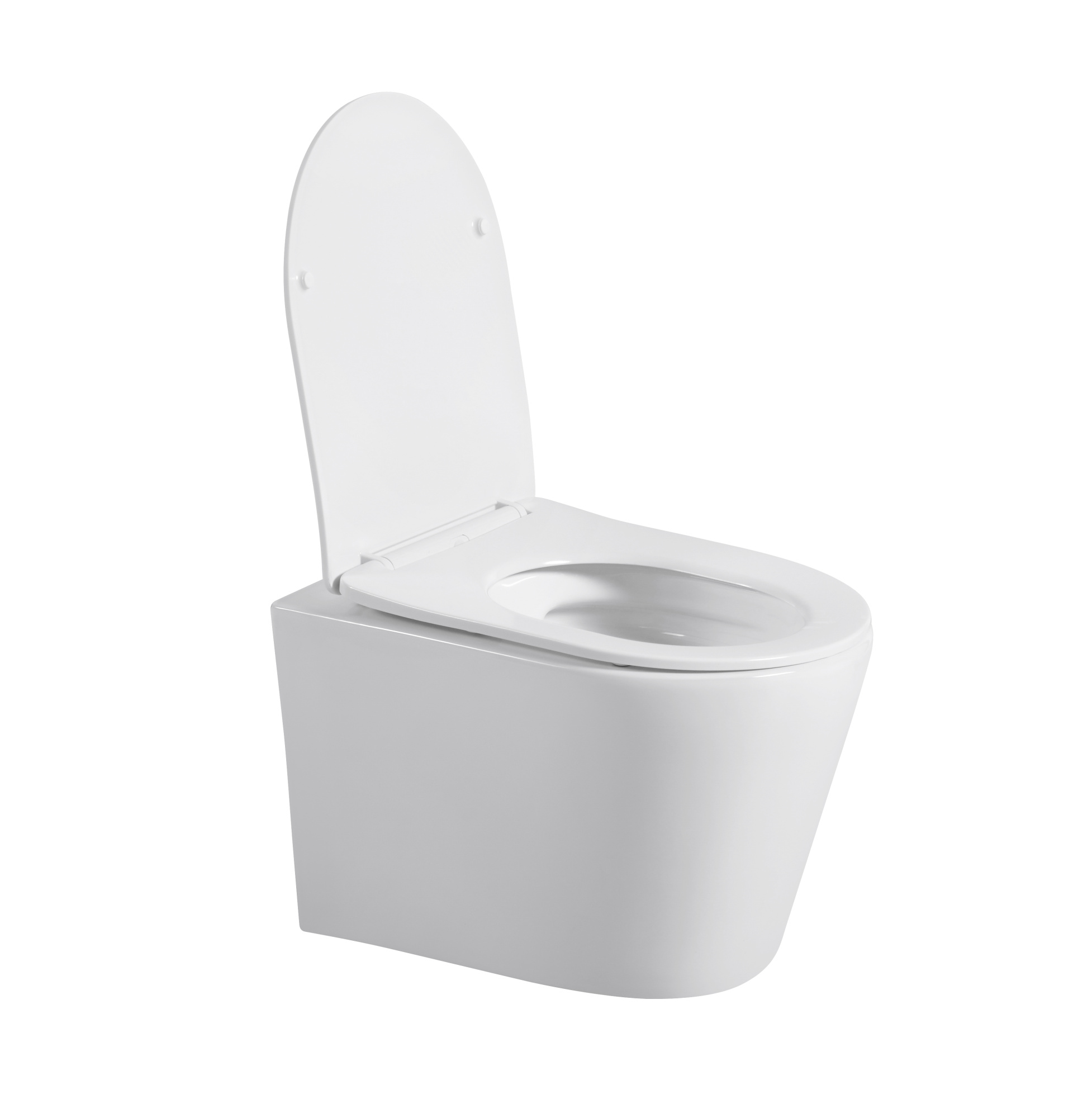 Унитаз подвесной Sapbox Fluso SB7057C1-W безободковый с микролифтом