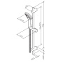 Душевой комплект AM.PM Gem F0190000 Душевой комплект AM.PM Gem F0190000