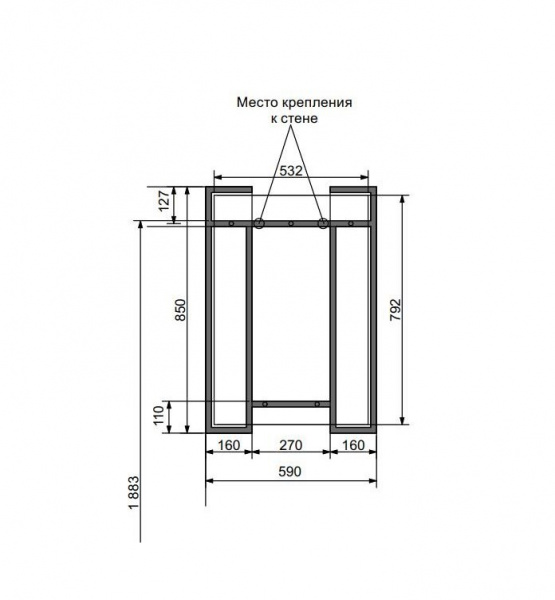 Зеркало 85 см ЭСТЕТ Comfort Loft Зеркало 85 см ЭСТЕТ Comfort Loft