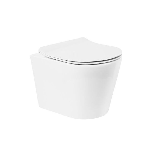 Унитаз подвесной безободковый  BelBagno FLAY-R BB053CHR Унитаз подвесной безободковый  BelBagno FLAY-R BB053CHR