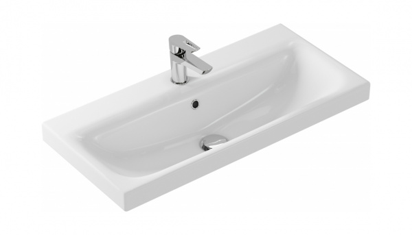 Раковина VELVEX MODUO SLIM 80 Cersanit белая Раковина VELVEX MODUO SLIM 80 Cersanit белая