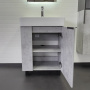 Тумба с раковиной Comforty Асти 60 см 00-00019190 напольная бетон светлый