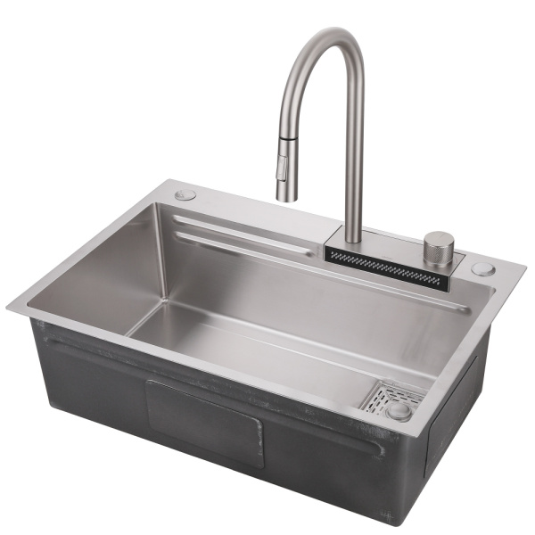 Кухонная мойка 46x22,5 см ABBER Wasser Kreis AF2194SP сатин