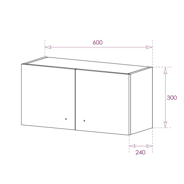 Шкаф Onika Нива 60 см 306001 подвесной белый