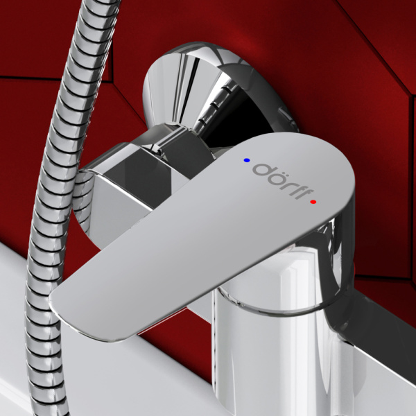 Смеситель для ванны Dorff Prime New D4010200 хром глянцевый