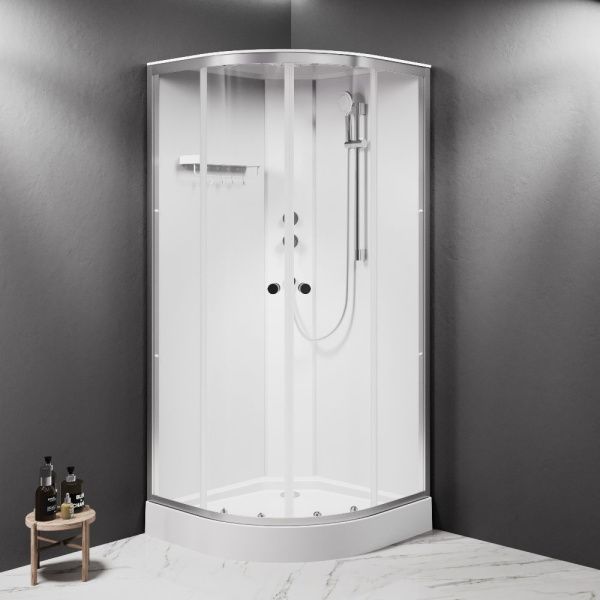 Душевая кабина 90x90 AM.PM X-Joy W94C-401-090MT стекло прозрачное профиль хромматовый Душевая кабина 90x90 AM.PM X-Joy W94C-401-090MT стекло прозрачное профиль хромматовый